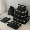 thumbnail image 1 of Holiday Savings Clearance 2024! ASXITE Duffel Bags for Traveling,New Travel Organizer Bag Seven Sets of Clothes Shoes Storage Bag Suitcase Classification and Organization of Storage Bags, 1 of 6
