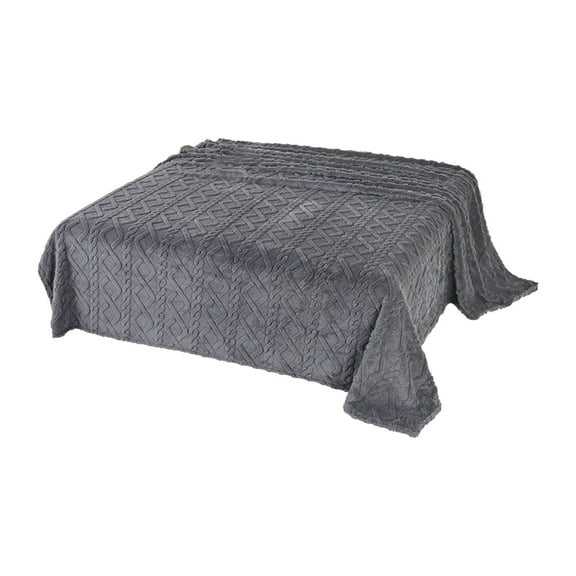 EDHITNR Full Size Blanket, Full Size Blankets For Bed, Double-Sided Flannel Taffeta Blanket Comfort Conditioning Cover Blanket Nap Sofa Blanket 9