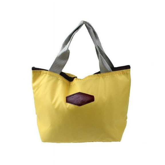 PRETXORVE Portable Picnic Insulated Food Storage Box Tote Lunch Bag Ye