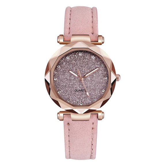 Kukoosong Womens Watches Sale Prime Women Watches Bracelet Set Flowers Bracelet Watch Casual Leather Quartz Ladies Watches E