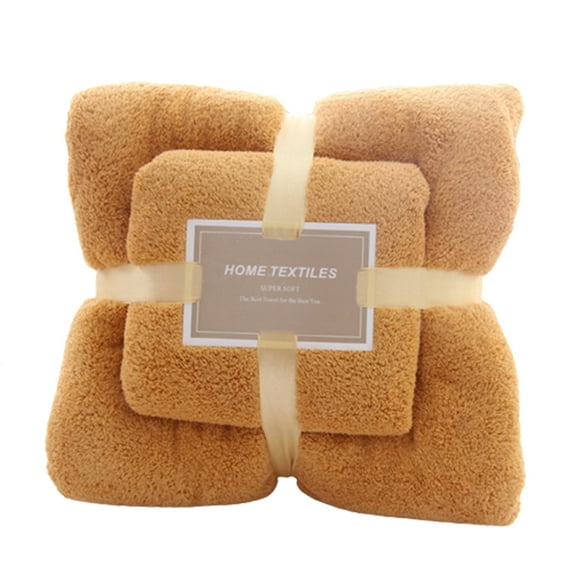 Holiday Savings! Dvkptbk Bath Towel Bathroom Set Deluxe Bath Towel Ultra Soft Cotton Towel Set High Absorbent Towel