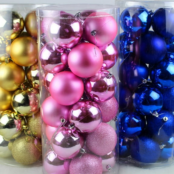 Holiday Savings FAMTKT Christmas Balls Christmas Ornaments 4PCS Christmas Xmas Tree Bauble Hanging Home Party Ornament Decor