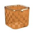 thumbnail image 1 of JOGZMZ 0.7 Gallon/ 2.7 L Trash Can Desktop Small Trash Can High Value Cute Cap Kitchen Table Bedroom Storage Large Non-slip Heightened Bottom Orange, 1 of 6