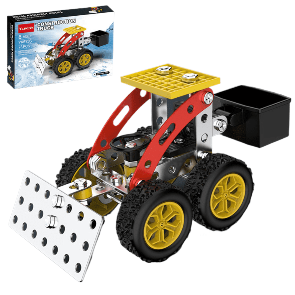 Holiday Savings! JVBTVB Metal Snowplow Model Kits STEM Building Toys ...