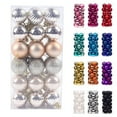 thumbnail image 1 of Staron Khaki Christmas Ornaments, 36Pcs Christmas Tree Balls Ornaments for Xmas Christmas Tree Decorations 40mm/1.57" Christmas Ornament Balls for Holiday Wedding Party, 1 of 3