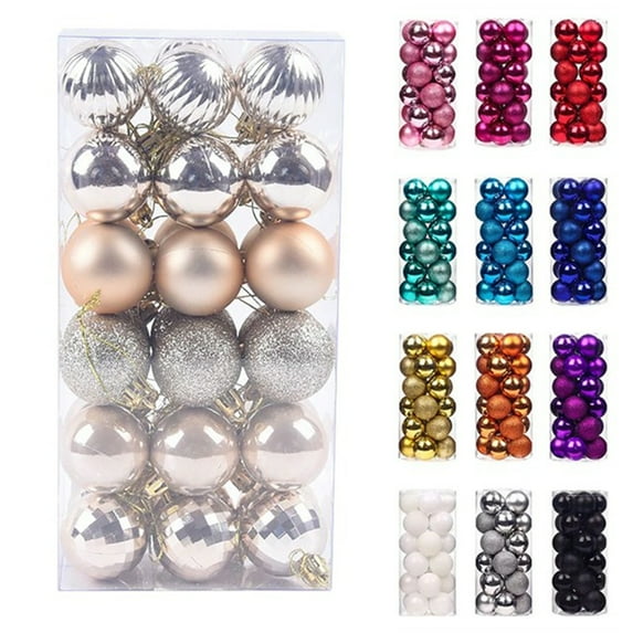 Staron Khaki Christmas Ornaments, 36Pcs Christmas Tree Balls Ornaments for Xmas Christmas Tree Decorations 40mm/1.57" Christmas Ornament Balls for Holiday Wedding Party