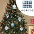 thumbnail image 1 of Holiday Savings! Titcea 2.36 Inch 12Pcs Christmas Balls Ornaments, Shatterproof Hanging Christmas Tree Ornaments, Plastic Bright Colored Christmas Ornaments, Christmas Gifts, 1 of 8