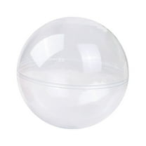 Holiday Savings! Titcea Christmas Ball Ornaments Plastic Clear Shatterproof Decorative Christmas Balls for Xmas Tree Holiday Party Wedding Decor Supplies, Christmas Decorations (5Pcs)