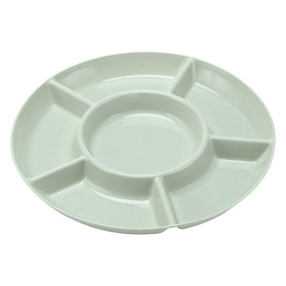 Holiday Savings! Uhuya Wheats Straw Candy Tray Nut Snacks Fruit Tray Compartment Round Dried Fruit Tray Squares Solid Color Snacks Refreshment Tray Candy Snack Tray Organizer A