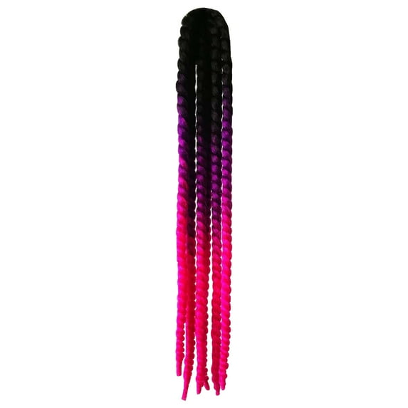 WJSXC Motorcycle Personality Cool Motorcycle Balance Car Dirty Braid Helmet Braid Helmet Wig C