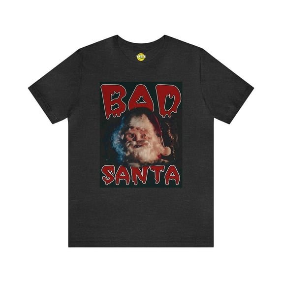 Holiday Scary Santa Mask tshirt - Christmas Crypt Keeper Santa Mask tshirt