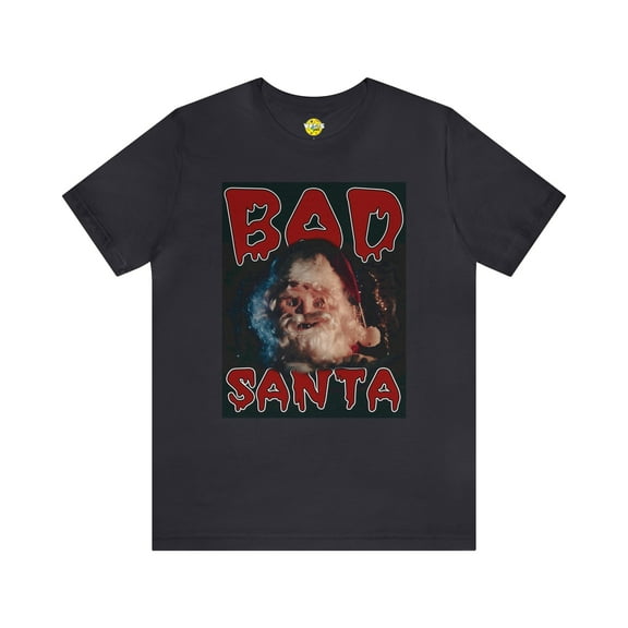 Holiday Scary Santa Mask tshirt - Christmas Crypt Keeper Santa Mask tshirt