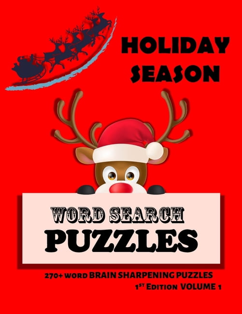 Holiday Season Word Search Puzzles, (Paperback)