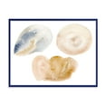 thumbnail image 1 of Holiday Set With Abstract Beige and Blue Circle Spot 32 in x 16 in Framed Painting Canvas Art Print, by Designart, 1 of 4