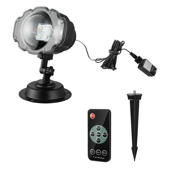 Holiday Snowfall Projector Lights Christmas Landscape Motion Projector Lights with Remote Control, 16.4ft Power Cable for Indoor and Outdoor for Holiday Decoration