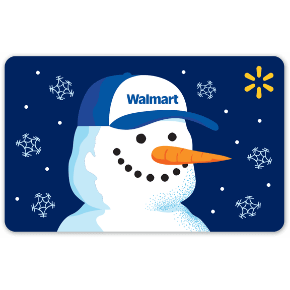 Snowman Walmart Gift Card