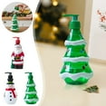 thumbnail image 1 of Holiday Soap Dispenser Set, Christmas Soap Dispenser Snowman and Santa, Plastic Pump Bottle, Ideal for Bathroom or Kitchen Holiday Decorationsations, 1 of 5
