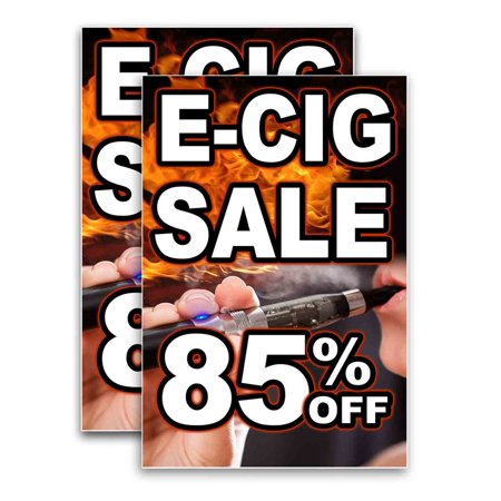 Holiday Specials 5 Percent Off (24" X 36") Vinyl Decal Only (Pack of 2) |Sign|Sticker|Poster