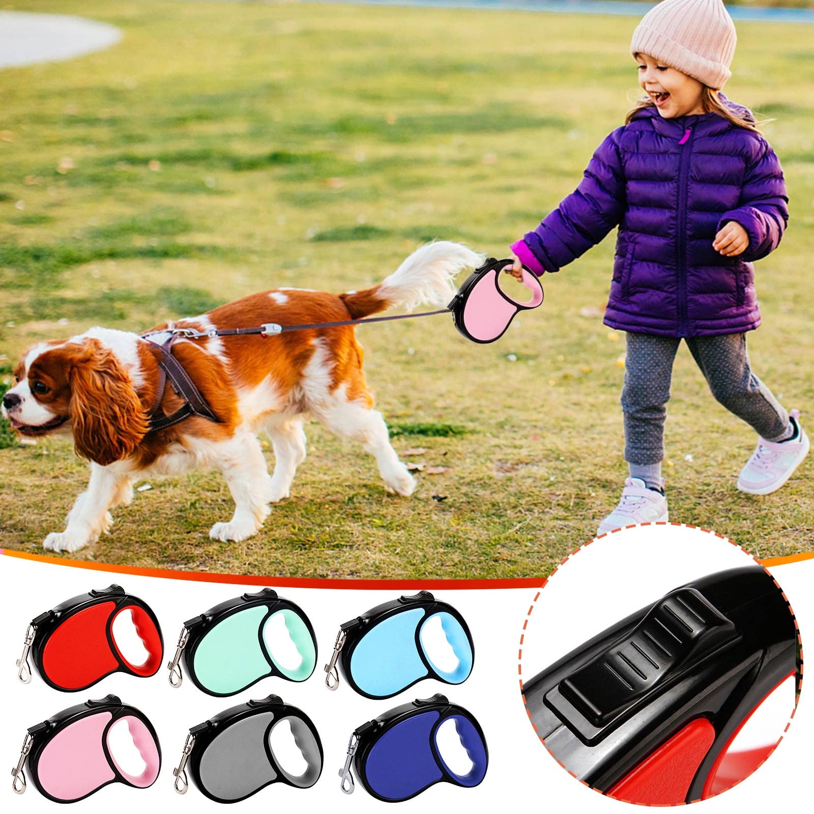 Holiday Specials, Dog Traction Rope, Small Medium Dogs, Telescopic ...