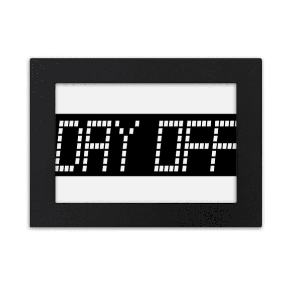 Holiday Starts Day Off Desktop Photo Frame Ornaments Picture Art Painting