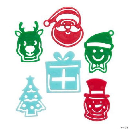 Holiday Stencil Bookmarks, Christmas, Stationery, 144 Pieces