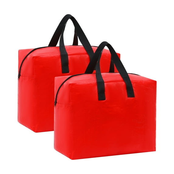 Holiday Storage Bags, Christmas Tree Storage, Large Capacity Holiday Decoration Organizer, Durable Non Woven Fabric Storage Bag with Handles and Label Window