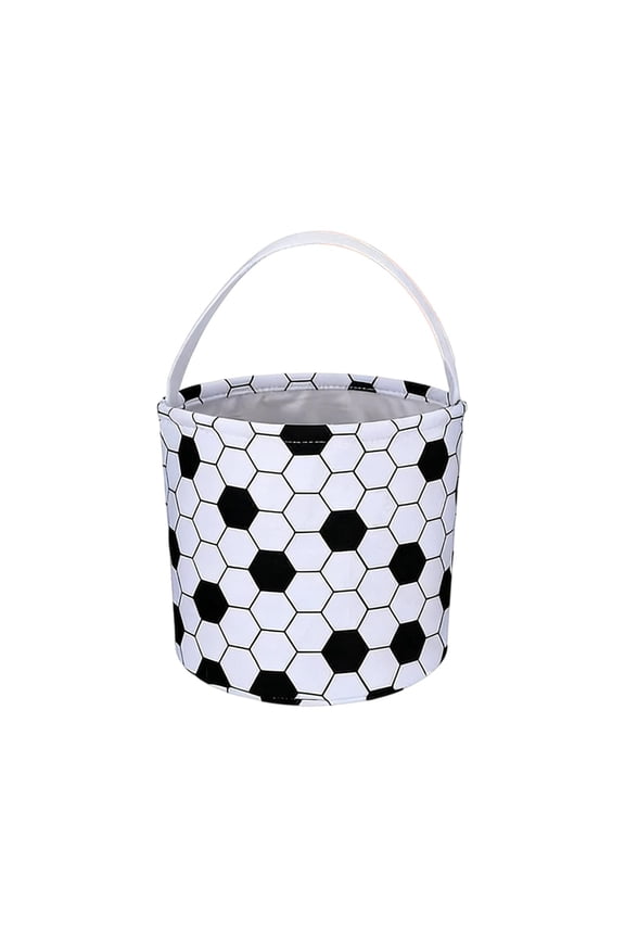 Holiday Storage Basket Large Tote Bag for Easter Celebration Party Gift Egg Hunt Decoration Black