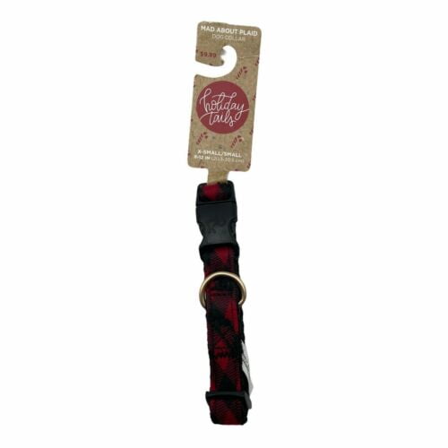 Holiday Tails Dog Collar, XSmall / Small 8-12"