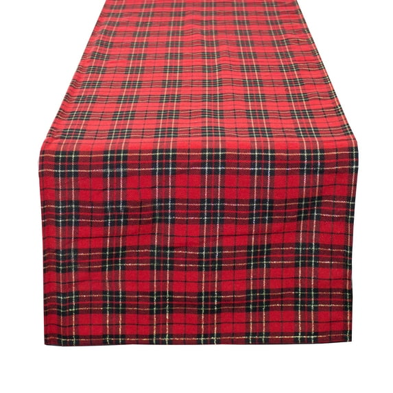 Holiday Tartan Plaid Dazzle Christmas Decorative Table Runner (16"x36" Table Runner)