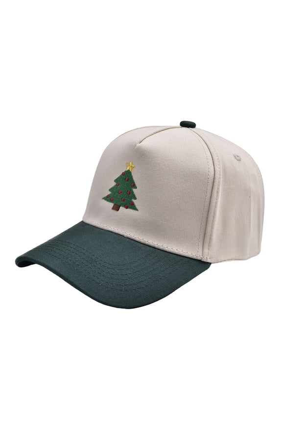 Holiday Theme Colorblocking Baseball Cap Adjustable Size Hat Headwear For Men Women And Teens Christmas Party Headpiece
