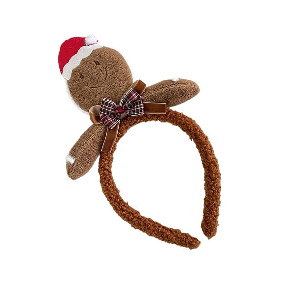 Holiday Themed Christmas Hair Decorations Practical Polyester Headband Hairpieces Costume Headwear Suitable For Women