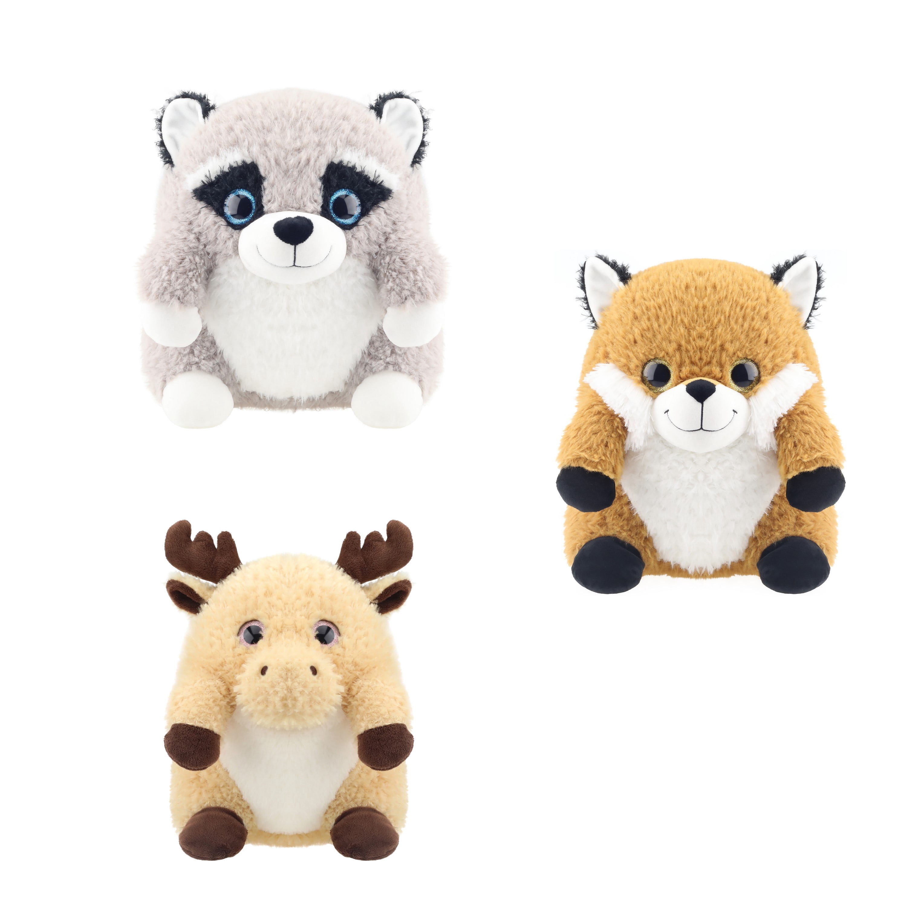 Holiday Time 11.5 inch Roly Poly Friends Plush Toy