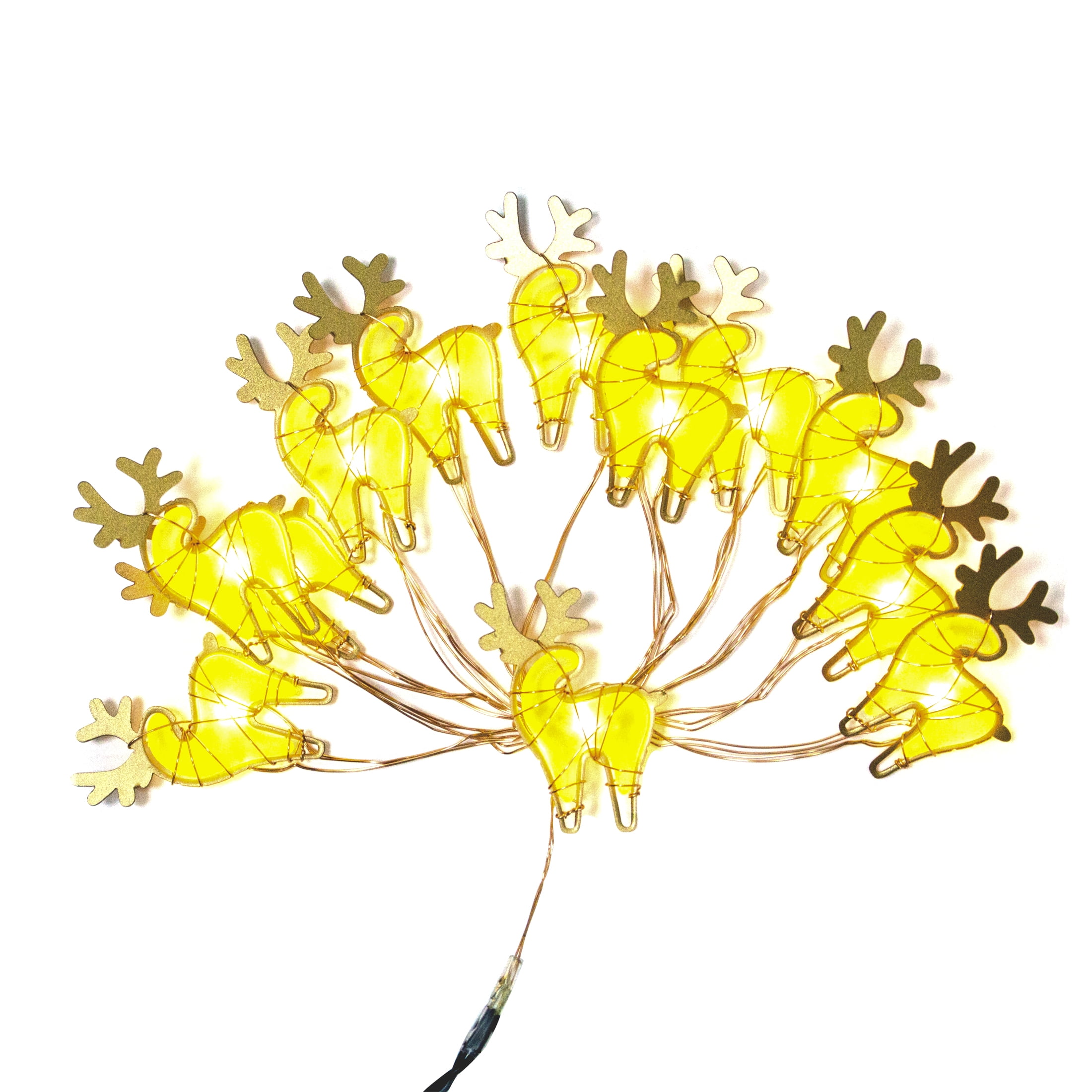 Holiday Time 12 Brown Deer Led Lights