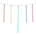thumbnail image 1 of Holiday Time 12-Count Multicolor LED Dripping Icicle Christmas Lights, 16-feet, 1 of 4