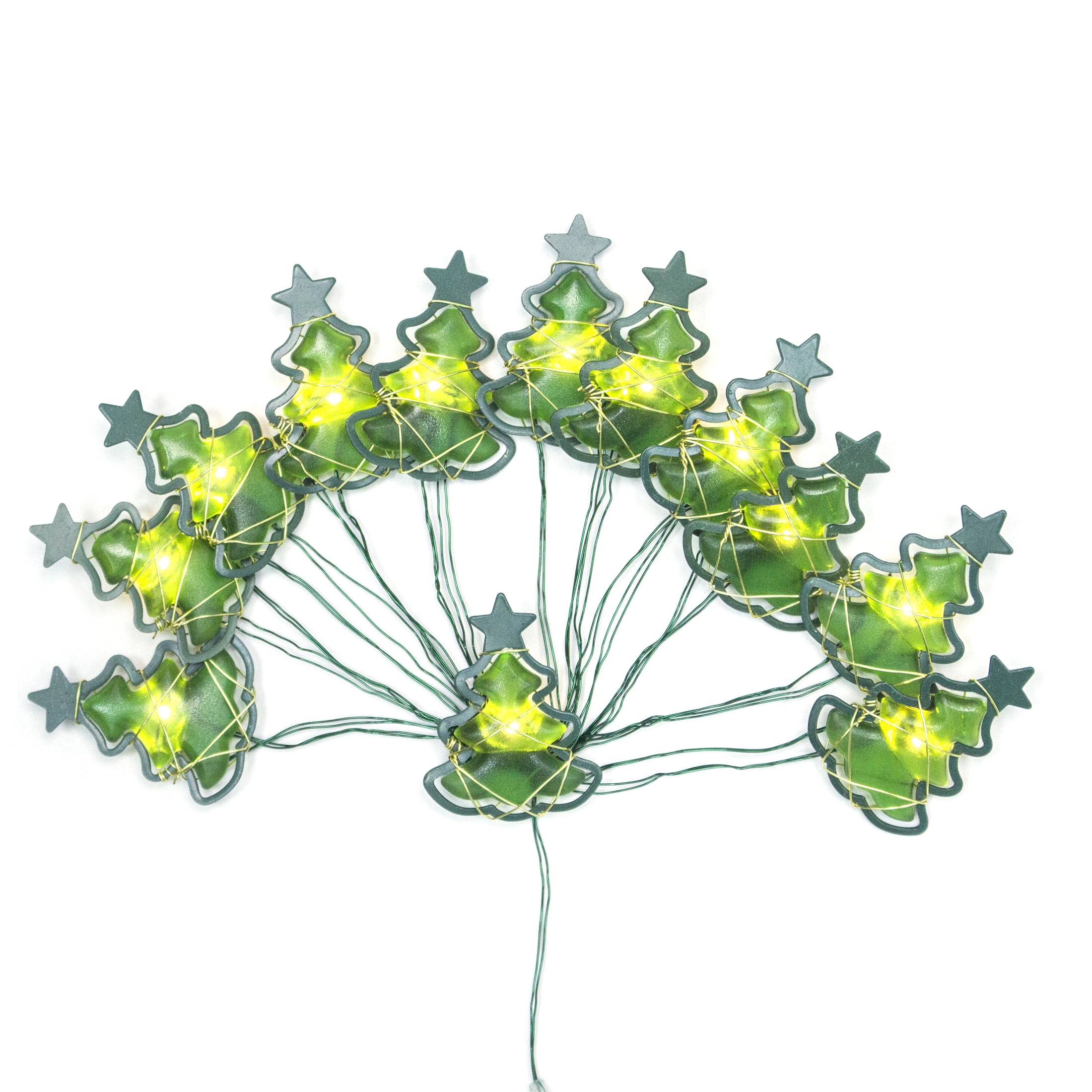 Holiday Time 12 Green Tree Led Lights