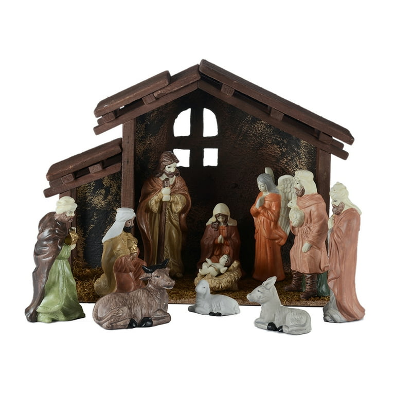 Non Traditional Nativity Scene outlet 13 Pieces