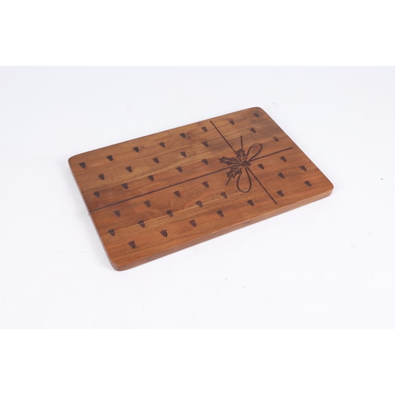 Holiday Time 14 in Wrapped Gift Serving Board