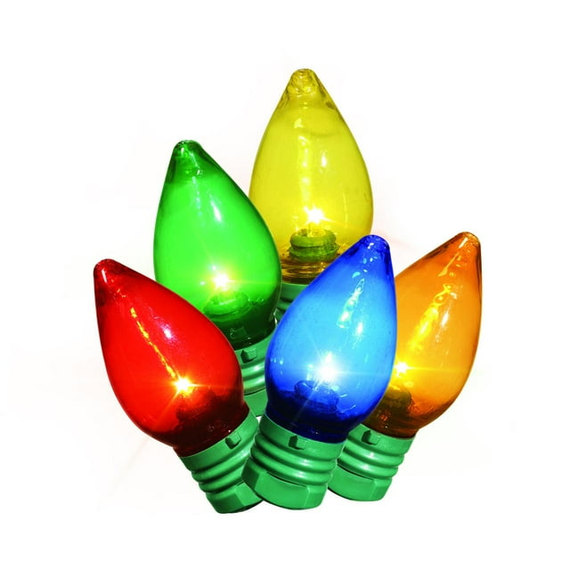Holiday Time 15' Super Bright IncandescentStyle C7 LED Christmas