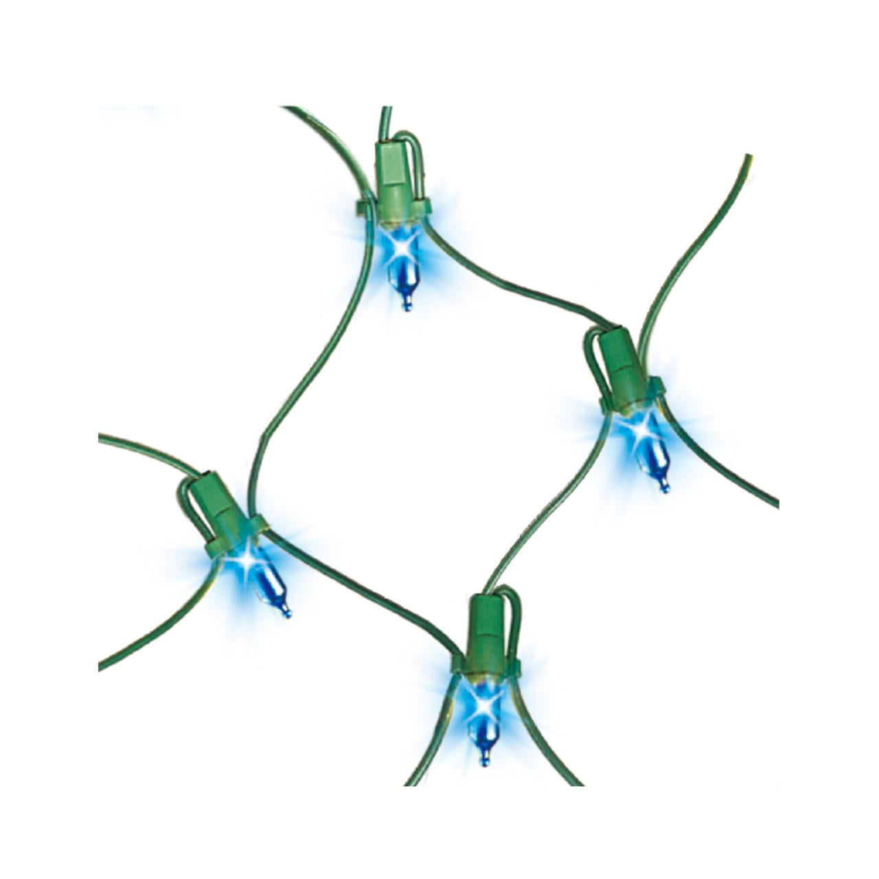Holiday Time 150Count Blue Incandescent Net Lights, 24 sq. ft.