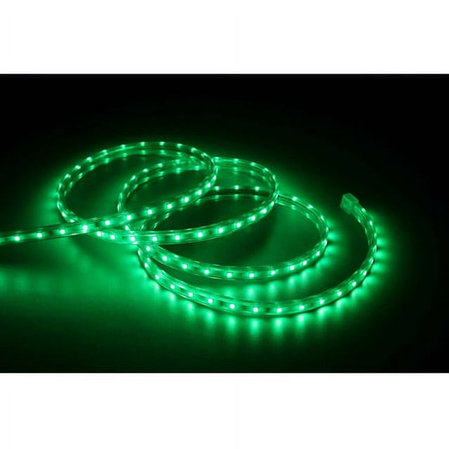 Holiday Time 19.6' LED Green Rope Light, 240Count
