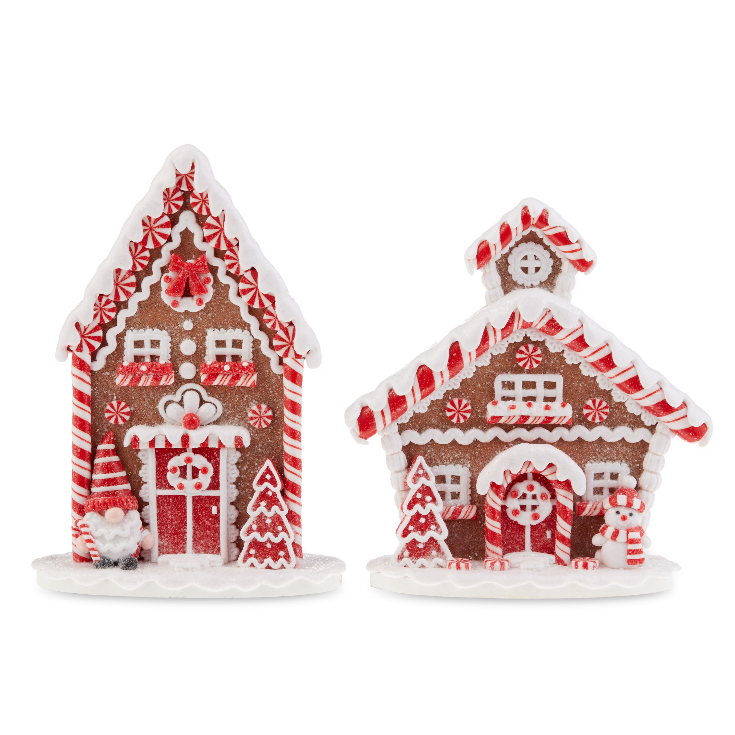 Holiday Time 2Count Christmas Season Gingerbread House Village