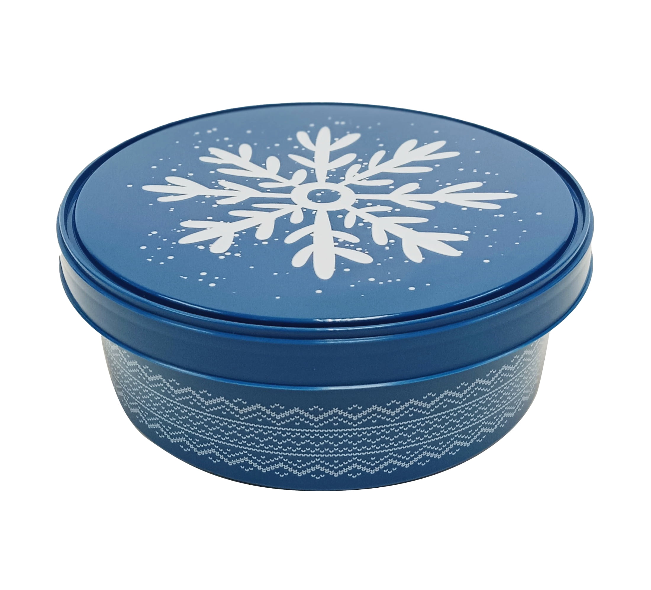 Destination Holiday Checkered Round Food Storage Set with Lids - Blue -  Shop Food Storage at H-E-B