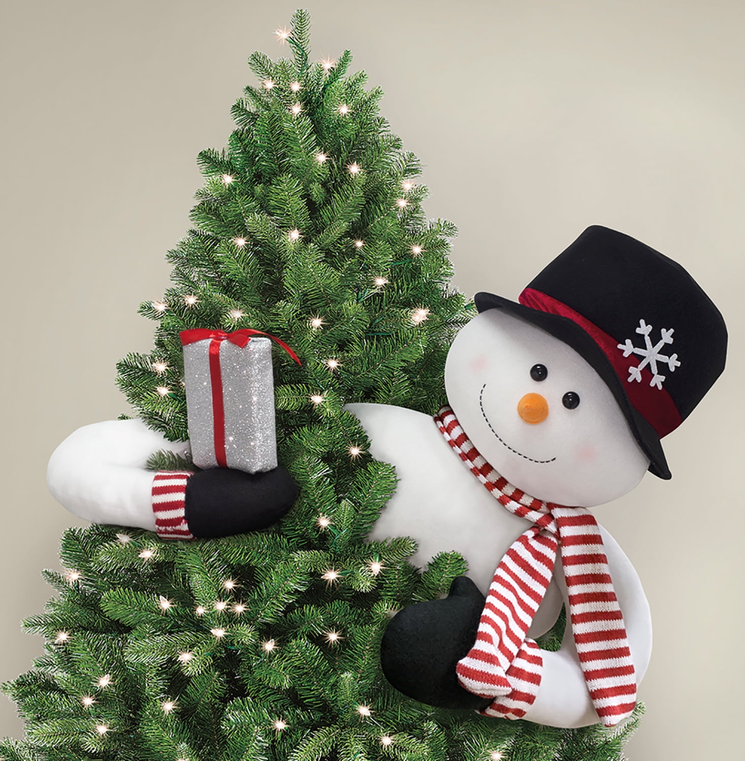 Holiday Time 2Piece Snowman Tree Hugger Decorating Kit