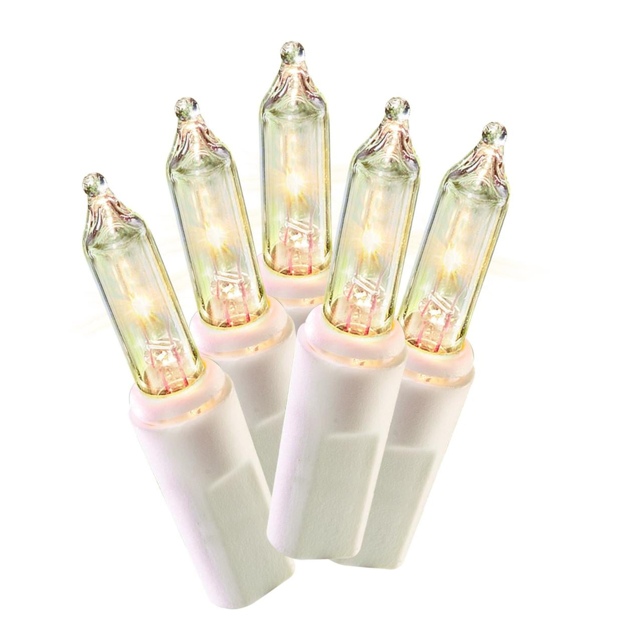 Holiday Time 20Count Clear Incandescent Mini Christmas Lights, with