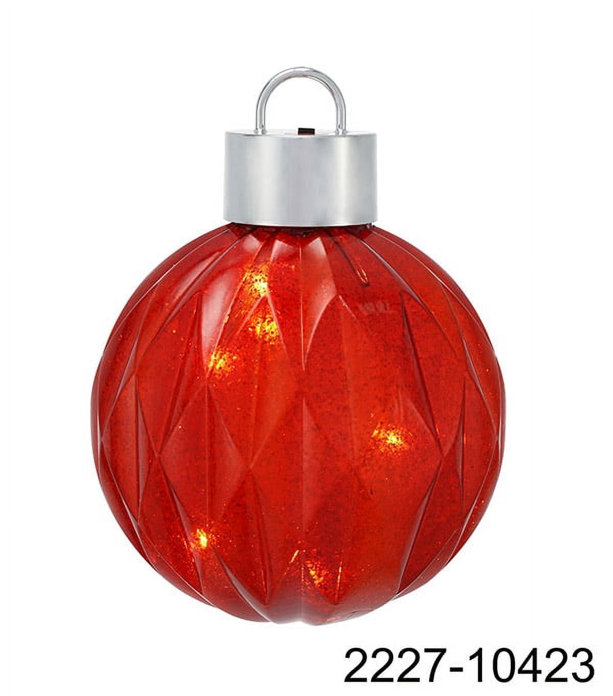 Holiday Time 200MM LED Red Jumbo Ornament
