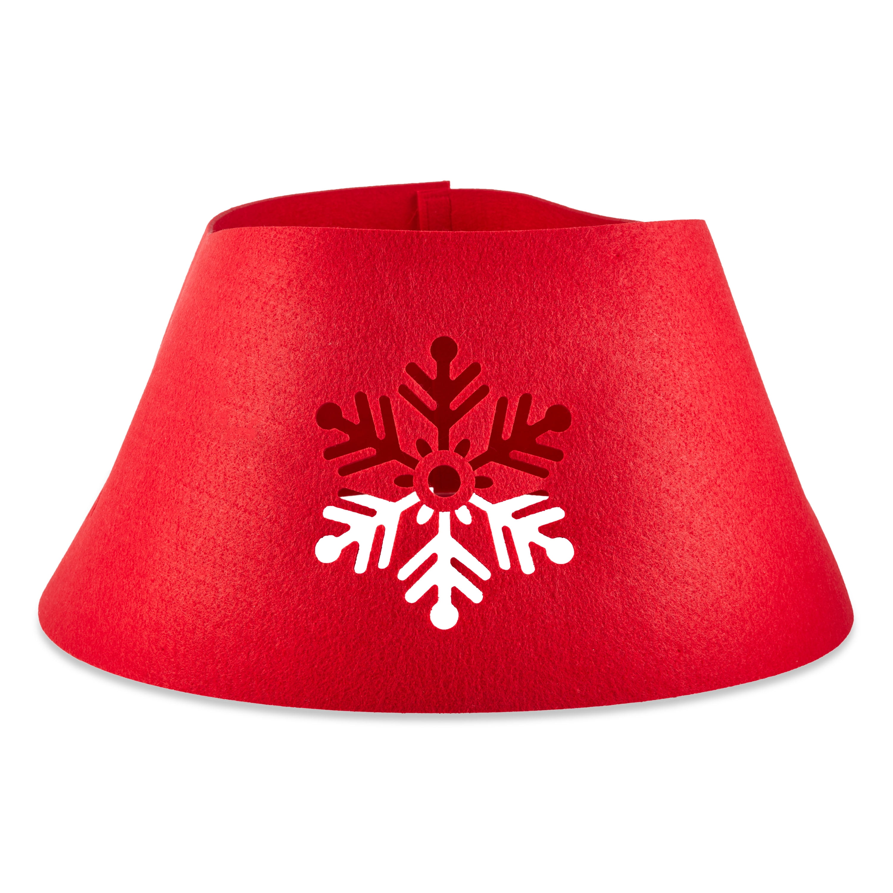 Holiday Time 23inch Diameter Felt Red Christmas Tree Stand Band