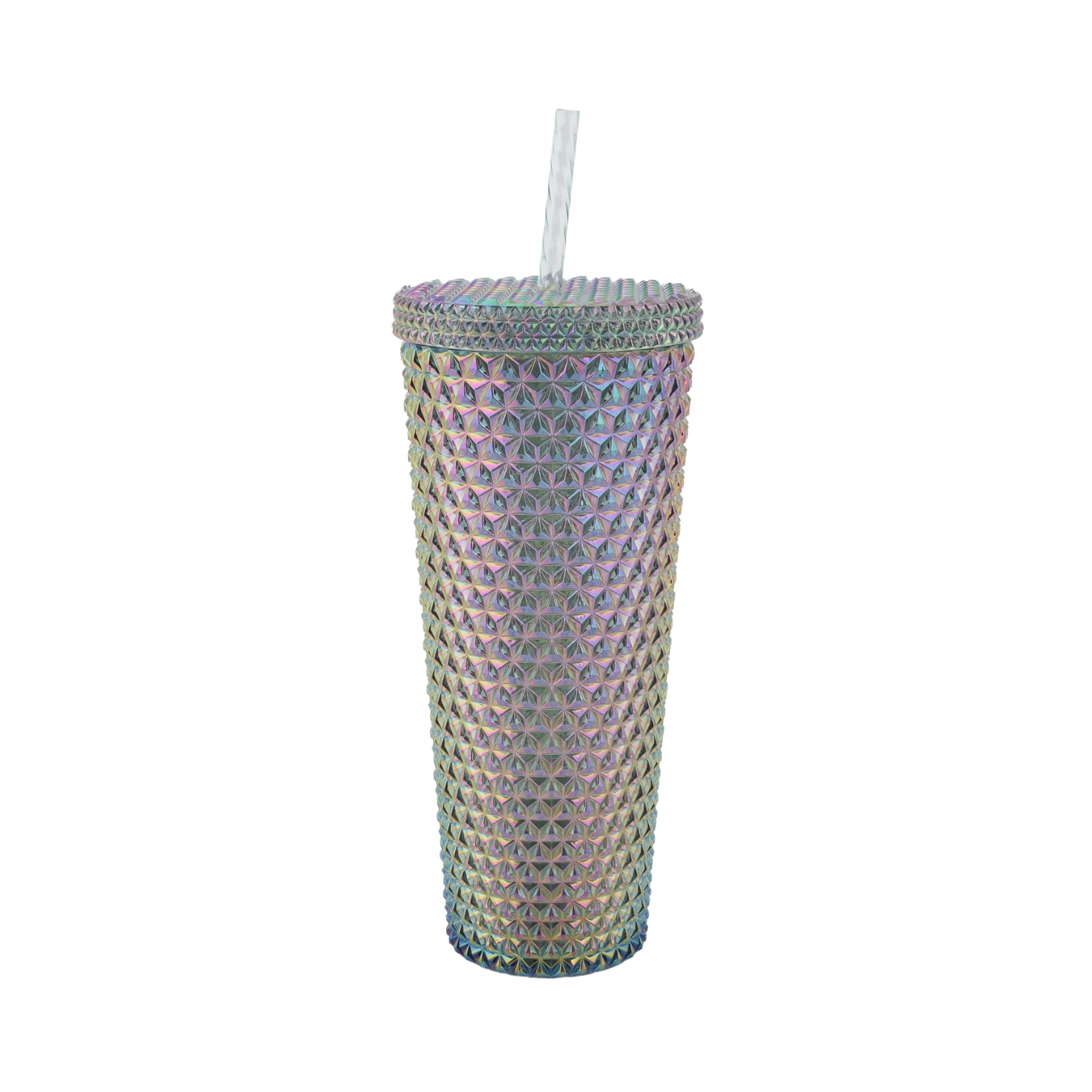30oz Textured Glitter Stainless Steel Tumbler, Personalized