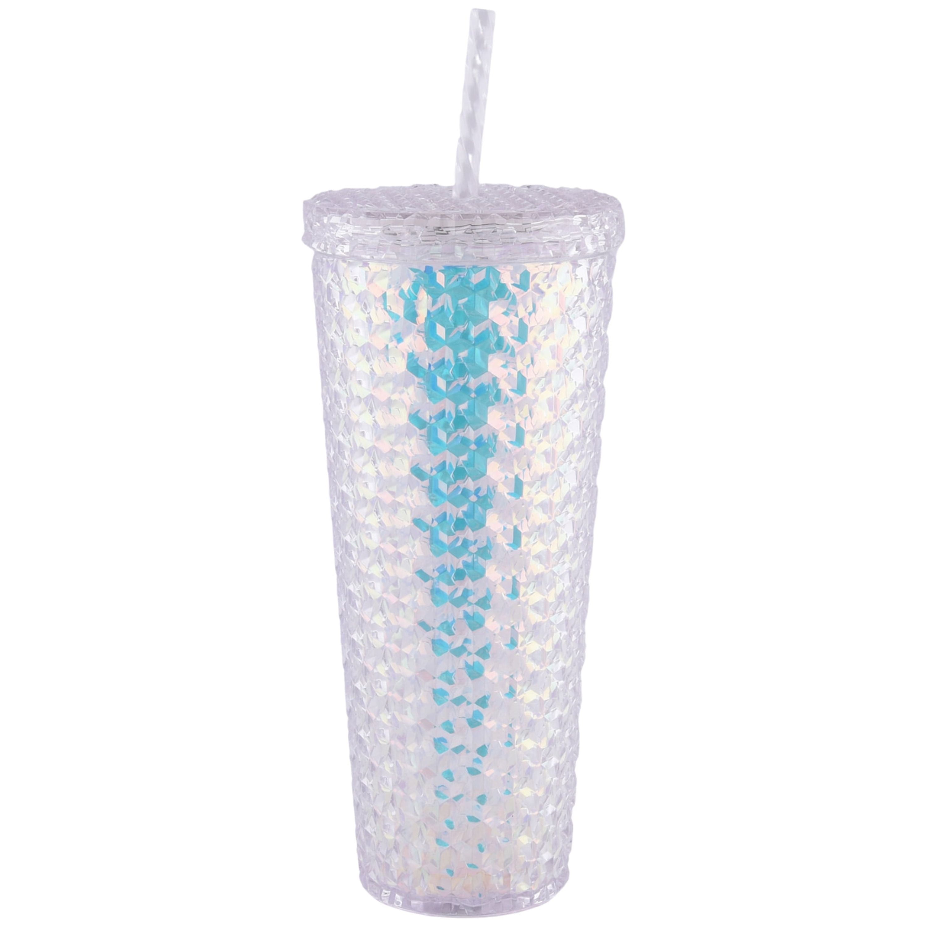 Custom This Double Wall Glitter Tumbler with Straw Drink Cup with Lid and  Straw - China Plastic Cup and Plastic Mug price