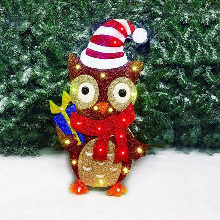 Aluminum Foil Christmas Tree Decorations - Emma Owl
