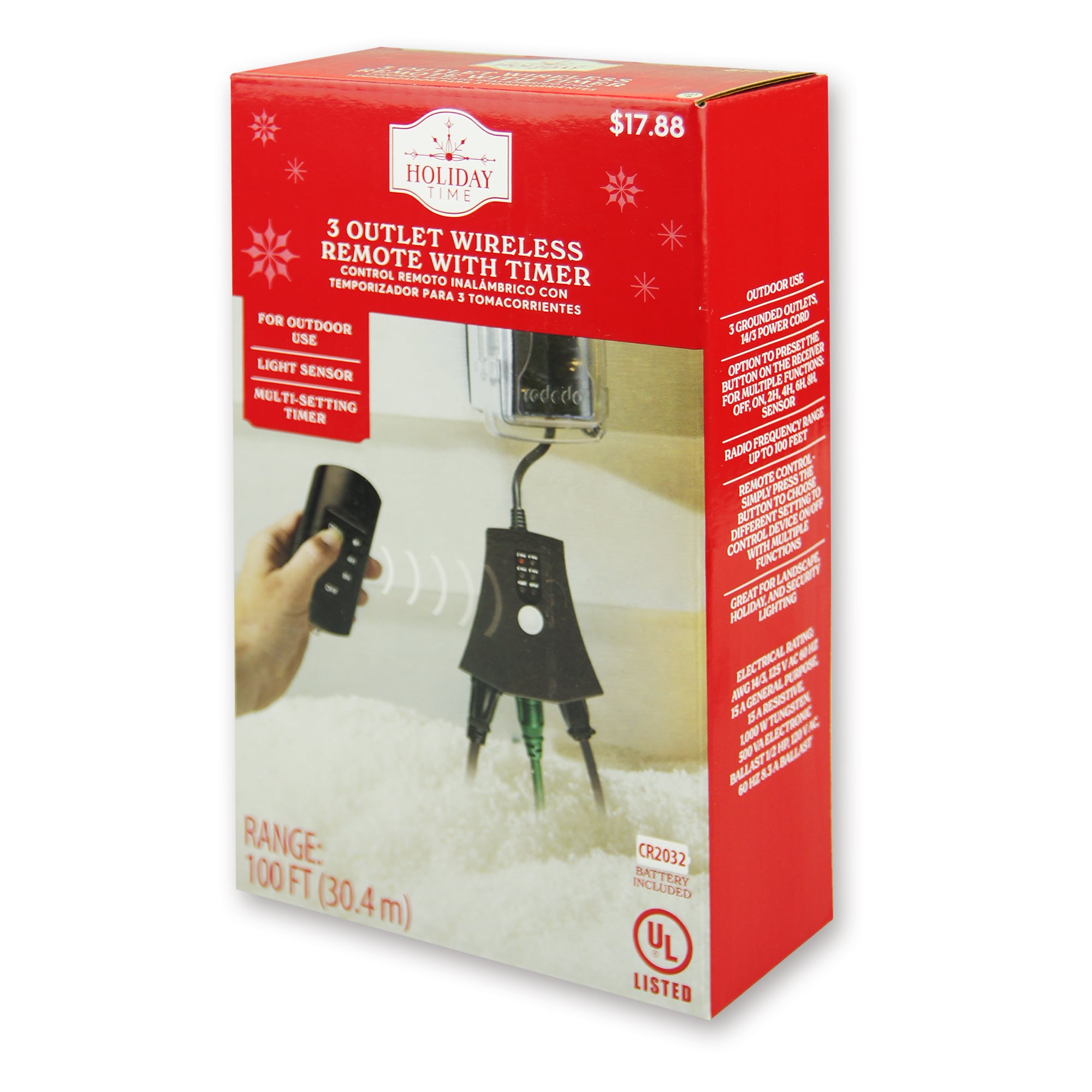 Stanley Holiday & Light Remote - 3-Outlet Light & Sound F/X Remote